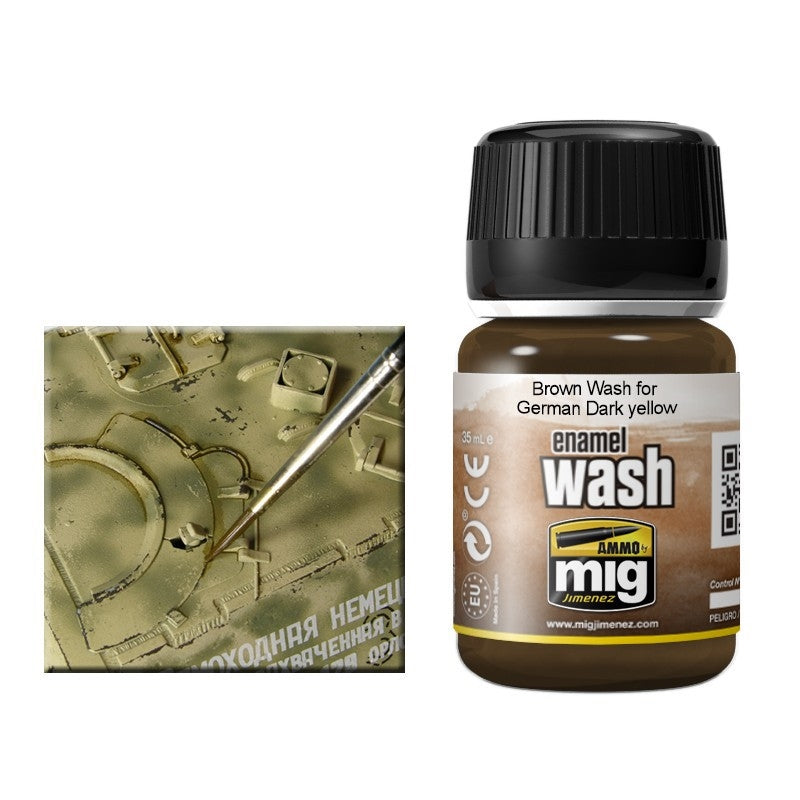 Brown Wash for German Dark Yellow 1000