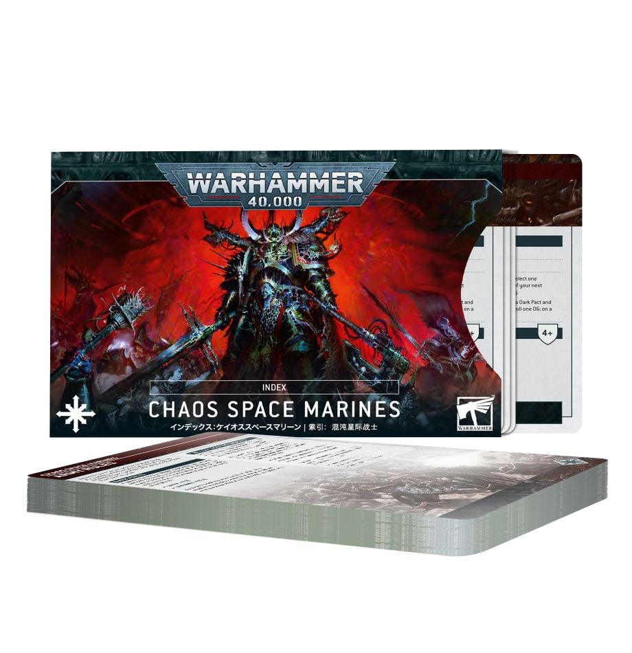 Chaos Space Marines Index Cards 72-43