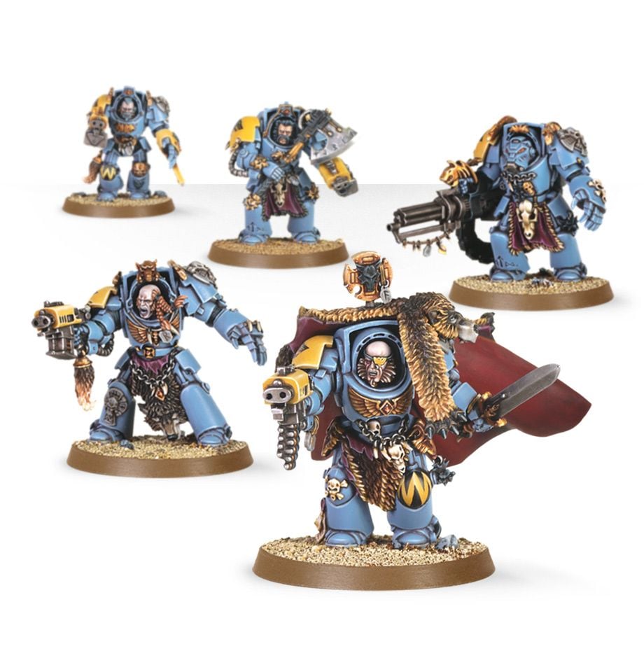 W40000 Space Wolves Wolf Guard Terminators 53-07