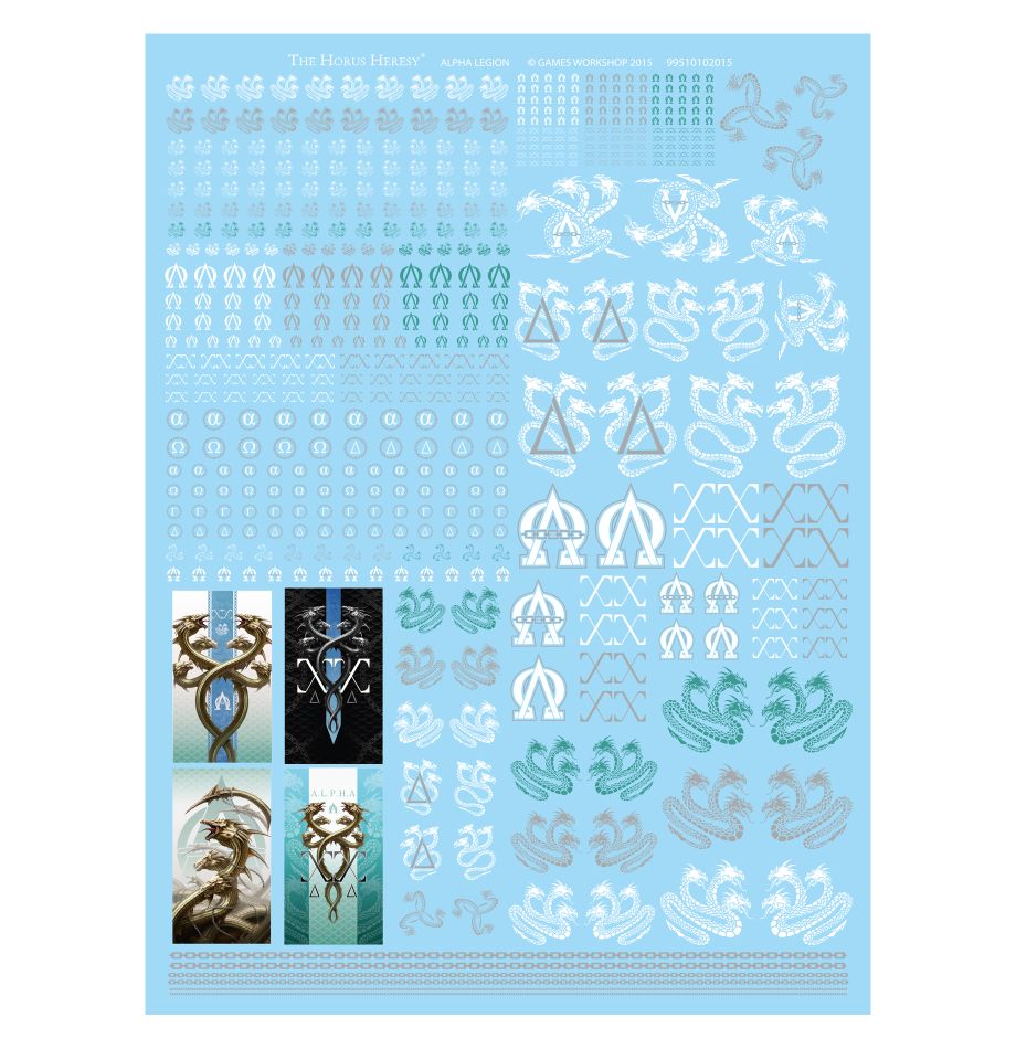 Alpha Legion Transfer Sheet