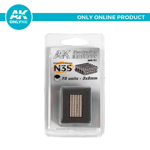 NEODYMIUM MAGNET 3×2 MM N35