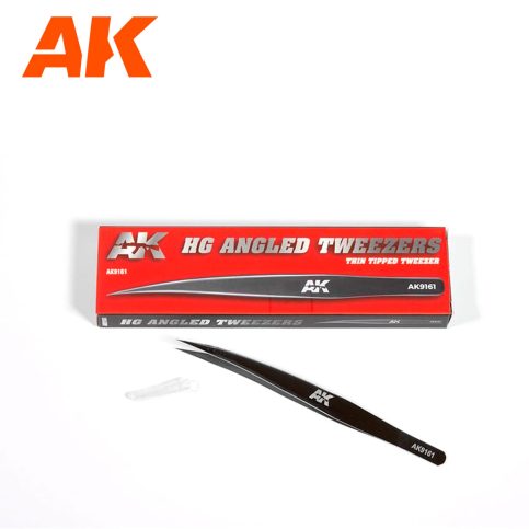 HG ANGLED TWEEZERS 01 THIN TIPPED